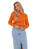 made of emotion Rollkragenpullover in Orange