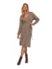 made of emotion Strickkleid in Taupe