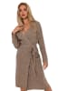 made of emotion Strickkleid in Taupe