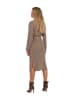 made of emotion Strickkleid in Taupe