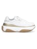 Liu Jo Sneakers in Weiß/ Gold