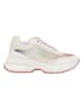 Liu Jo Sneakers in Weiß/ Beige/ Pink