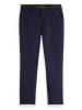 Scotch & Soda Chinobroek donkerblauw