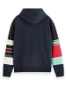 Scotch & Soda Hoodie donkerblauw