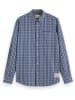 Scotch & Soda Blouse blauw/lichtroze