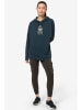 super.natural Hoodie "Snow Cat" in Dunkelblau
