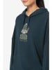 super.natural Hoodie "Snow Cat" in Dunkelblau