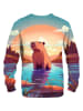 Mr GUGU & MISS GO Sweatshirt "Free Capybara" in Bunt