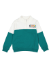 lamino Sweatshirt turquoise/crème