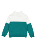 lamino Sweatshirt turquoise/crème