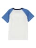 lamino Shirt in Weiß/ Blau