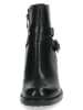 Caprice Skórzane botki "Angie" w kolorze czarnym