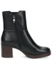 Caprice Leren boots "Amber" zwart