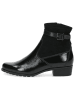 Caprice Leder-Ankle-Boots in Schwarz