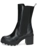 Caprice Leder-Boots in Schwarz