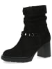 Caprice Leder-Stiefeletten in Schwarz