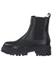 Tamaris Leder-Chelsea-Boots in Schwarz