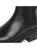 Tamaris Leder-Chelsea-Boots in Schwarz