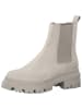 Tamaris Leder-Chelsea-Boots in Beige