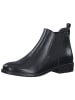 Tamaris Leder-Chelsea-Boots in Schwarz