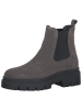 Tamaris Leder-Chelsea-Boots in Grau