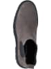 Tamaris Leder-Chelsea-Boots in Grau