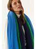 TATUUM Sjaal blauw - (L)205 x (B)120 cm