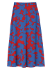 TATUUM Rok blauw/rood