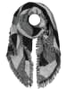 Eight2Nine Sjaal antraciet/grijs - (L)240 x (B)70 cm