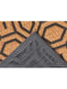 Hanse Home Kokos-Fußmatte "Diamonds" in Natur/ Schwarz