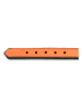 Gloria Leder-Hundehalsband "Gloria" in Orange - (L)40 cm
