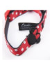 MINNIE MOUSE Obroża "Minnie Mouse" w kolorze czerwonym dla psa - dł. 35 cm