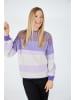LIEBLINGSSTÜCK Sweter w kolorze fioletowo-białym