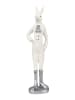 Clayre & Eef Decoratief figuur "Konijntje" wit - (B)5 x (H)20 cm
