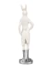 Clayre & Eef Decoratief figuur "Konijntje" wit - (B)5 x (H)20 cm