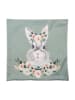 Clayre & Eef Kussenhoes groen - (L)45 x (B)45 cm