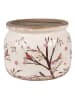 Clayre & Eef Blumentopf in Beige - (H)15 x Ø 20 cm