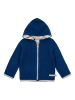 loud + proud Woll-Fleecejacke in Dunkelblau