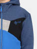 Kilpi Sweatjacke "Preda" in Blau/ Dunkelblau/ Grau
