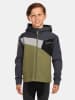 Kilpi Sweatjacke "Preda" in Khaki/ Anthrazit