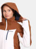 Kilpi Ski-/ Snowboardjacke "Valera" in Hellbraun/ Weiß/ Dunkelblau