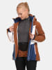 Kilpi Ski-/ Snowboardjacke "Valera" in Hellbraun/ Weiß/ Dunkelblau