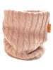 LiVi Loop-Schal "Strick Liv" in Rosa - (L)50 x (B)24 cm