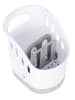 Chefware Gootsteenorganizer wit/lichtgrijs - (B)18 x (H)13,5 x (D)18 cm