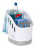 Chefware Gootsteenorganizer wit/lichtgrijs - (B)18 x (H)13,5 x (D)18 cm