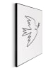 Orangewallz Druk artystyczny "Dove of Peace" w ramce - 40 x 50 cm
