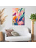 Orangewallz Kunstdruk op canvas "Colourful Painted Flowers II" - (B)50 x (H)70 cm