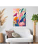 Orangewallz Leinwanddruck "Colourful Painted Flowers II"