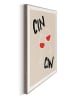 Orangewallz Ingelijste kunstdruk "Cin Cin Cheers" - (B)40 x (H)50 cm