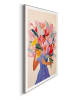 Orangewallz Gerahmter Kunstdruck "Dressed Lady Flowers"
